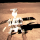 The Jade Rabbit 2 lunar rover on the Moon’s far side.